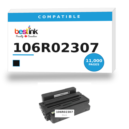 Xerox 106R02307 Compatible Black Toner Cartridge — Standard Yield (106R02307)