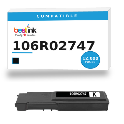 Xerox 106R02747 Compatible Black Toner Cartridge — Standard Yield (106R02747)