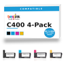 Xerox C400 Compatible Toner 4-Pack — Black, Cyan, Magenta, Yellow (106R03512/106R03514/106R03515/106R03513)