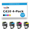 Xerox C410 Compatible Toner 4-Pack — Black, Cyan, Magenta, Yellow (006R04685/006R04686/006R04687/006R04688)