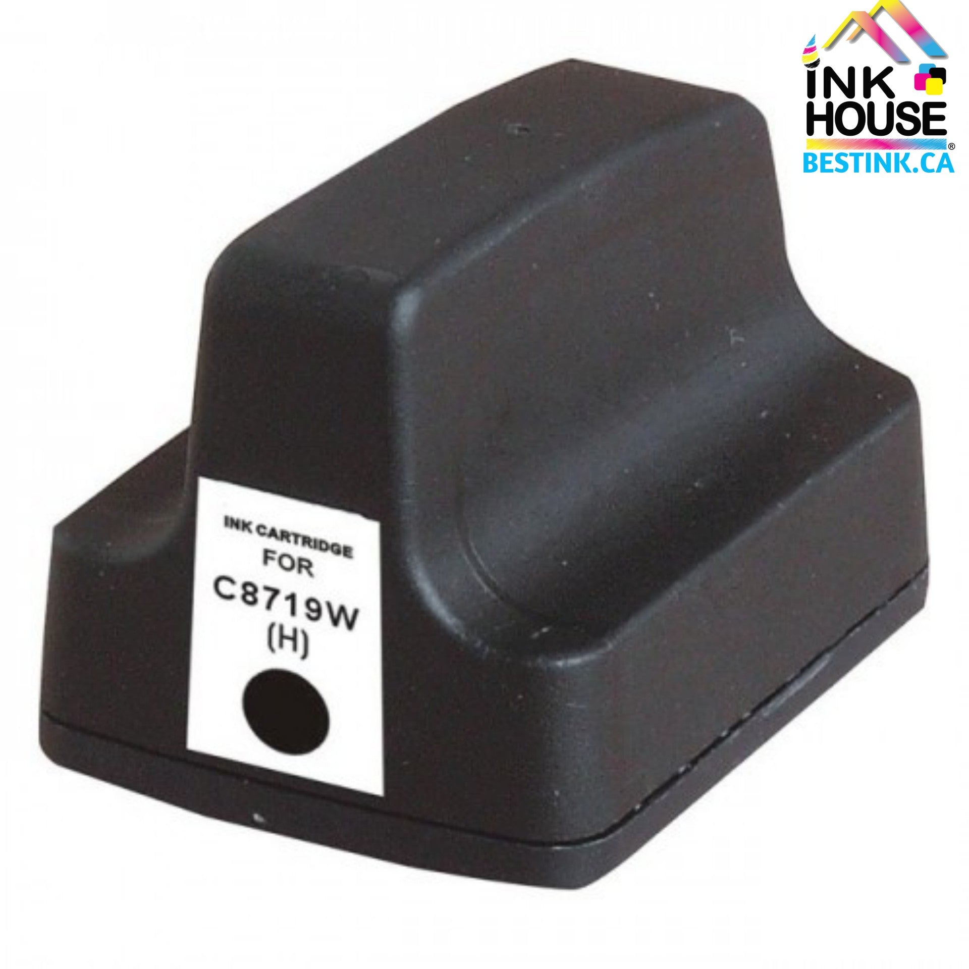 HP 02 XL New Black Compatible Inkjet Cartridge (C8721W)