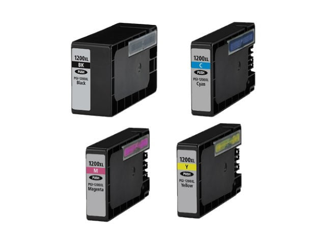 Generic Canon 1200xl Combo Pack Ink Cartridge - All 4 Colors