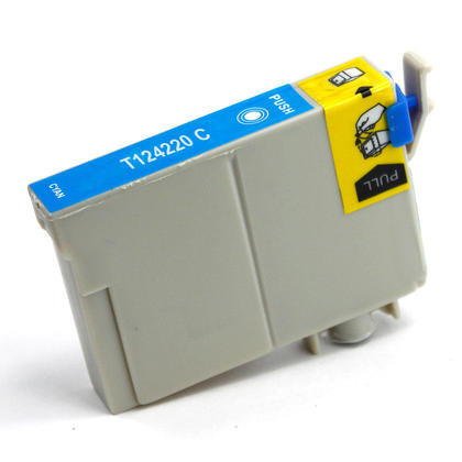 Epson 124 T124220 New Compatible Cyan Ink Cartridge (T1242)