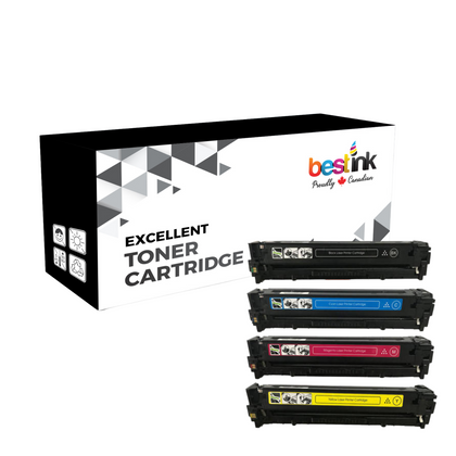 Compatible  HP 128A Toner Cartridge Combo BK/C/M/Y K (4 Pack)