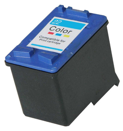 HP 22XL Color Remanufactured Inkjet Cartridge - High Capacity (C9352AN) (High Capacity Version of HP 22)