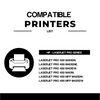Compatible HP 80A CF280A Black Toner Cartridge (4 Pack)