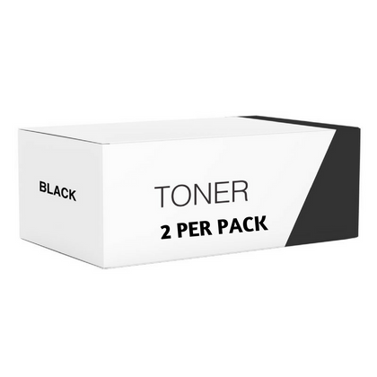 HP CF280A New Compatible Black  Toner Cartridge - (80A) 2 PER PACK COMBO