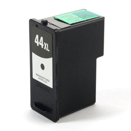 Lexmark #44XL Black Remanufactured Inkjet Cartridge - High Capacity (18Y0144-18Y0108)