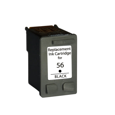 HP 56 Black Remanufactured Inkjet Cartridge (C6656AN)