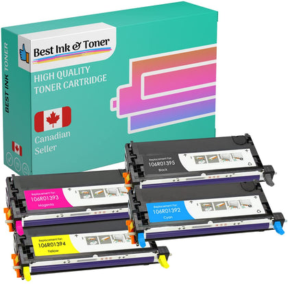 Best Compatible Cartridge Combo for Xerox 6280 High Yield Toner Cartridge Xerox 106R01395/106R01394/106R01393/106R01392