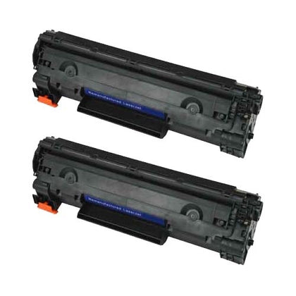 HP CE278A New Compatible Black  Toner Cartridge - 2 Per Pack (78A)