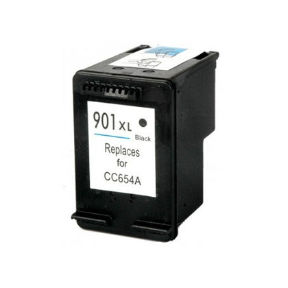 HP 901XL Black Remanufactured Inkjet Cartridge- High Capacity (CC654AN)