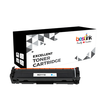 Compatible HP 206X W2111X Cyan Toner Cartridge High Yield