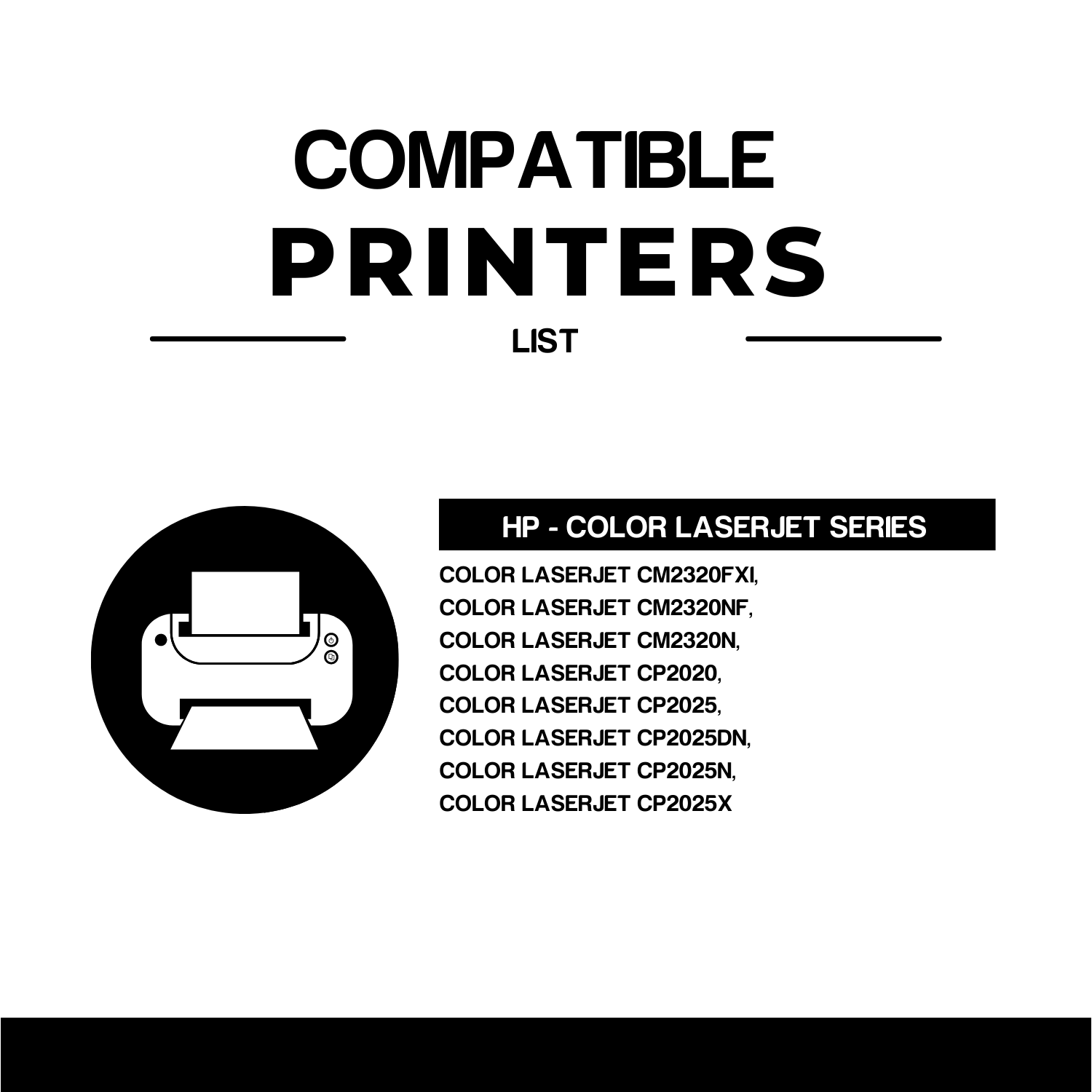 Compatible HP 304A CC532A Yellow Toner Cartridge