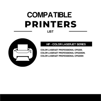 Compatible HP 307A CE740A CE741A CE742A CE743A Toner Cartridge Combo BK/C/M/Y (5 Pack)