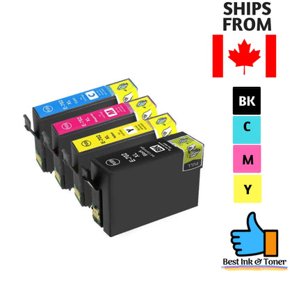 Generic T702XL Combo Pack Ink Cartridge(BK/C/M/Y)