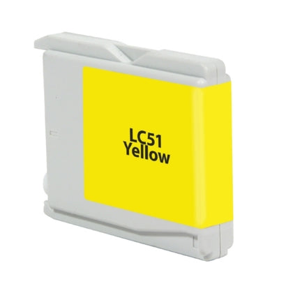 Brother LC51Y Yellow Compatible Inkjet Cartridge