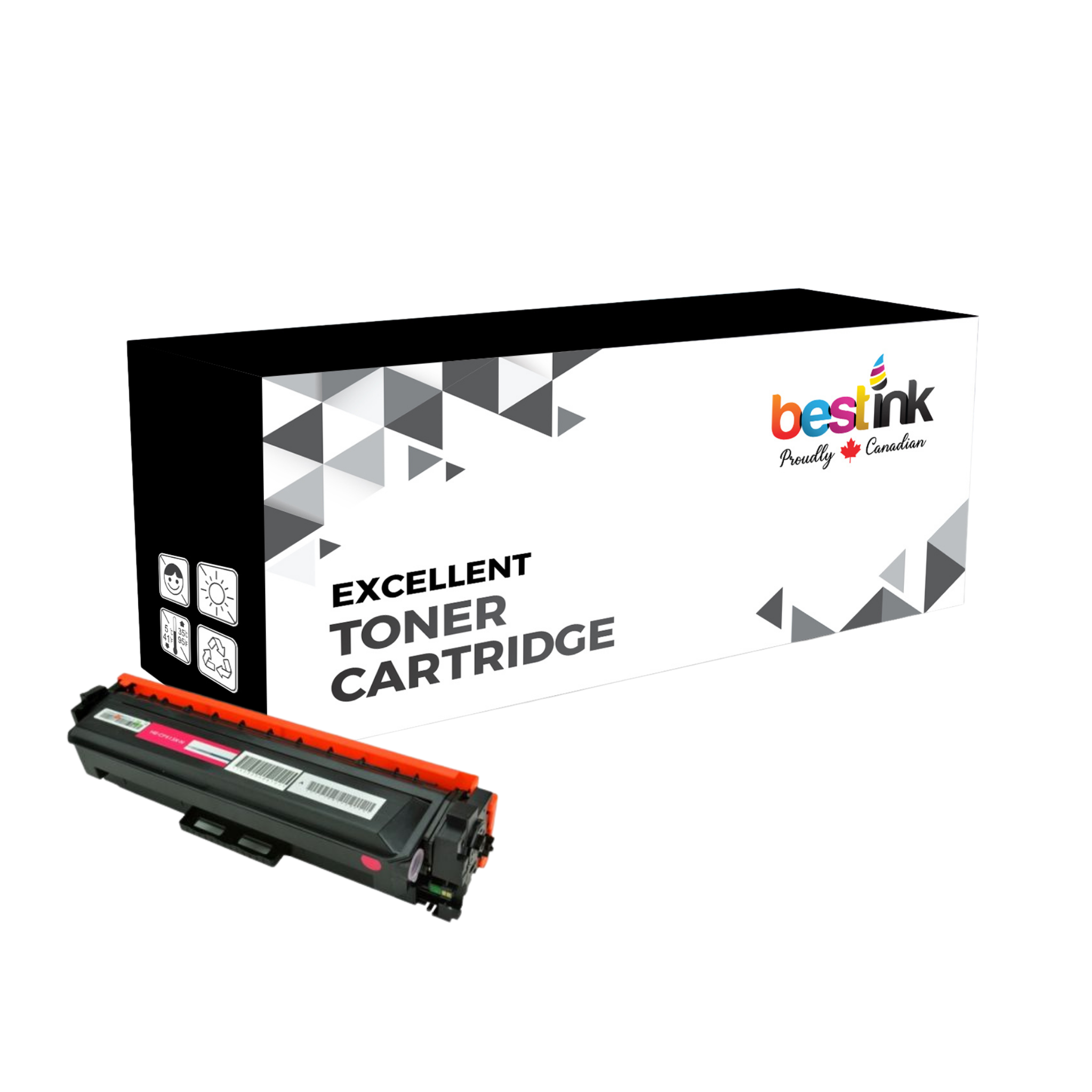 Compatible HP 410X CF413X Magenta Toner Cartridge High Yield