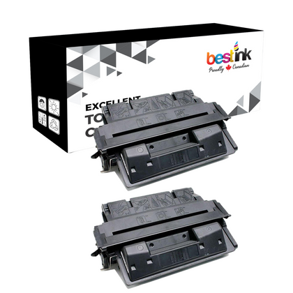 Compatible HP 27X C4127X Black Toner Cartridge ( 2 Pack)