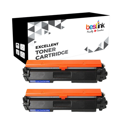 Compatible HP 30X CF230X Black Toner Cartridge High Yield With Chip (2 Pack)