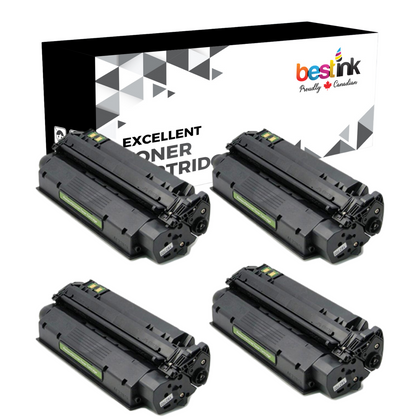 Compatible HP 13X Q2613X Black Toner Cartridge High Yield (4 Pack)