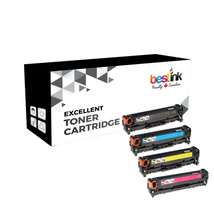 HP 201X Compatible Toner Cartridge Combo High Yield BK/C/M/Y (4 Pack)