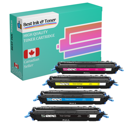 Generic HP 124A Toner Cartridges Combo Set