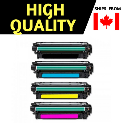 Best Compatible Toner for HP 507A ( Black,Cyan,Magenta,Yellow , 4-Pack ) CE400/CE401/CE402/CE403