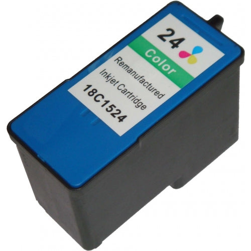 Lexmark 24 Black Remanufactured Inkjet Cartridge (18C1524)