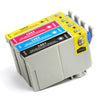 Epson T125 New Compatible Inkjet Cartridges - Combo Pack of 4 (BK,C,M,Y)