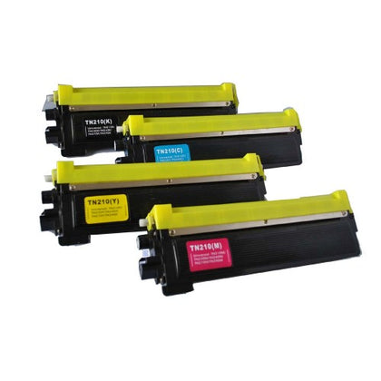 Brother TN-210 Compatible Toner Cartridge Combo BK/C/M/Y