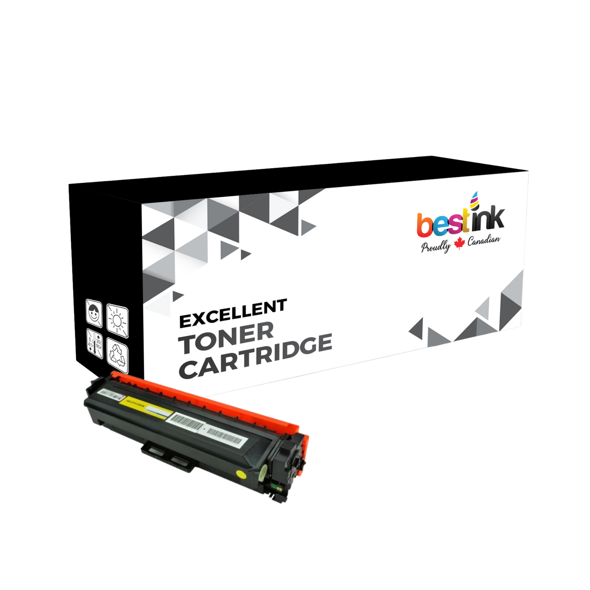 Compatible HP 410A CF412A Yellow Toner Cartridge